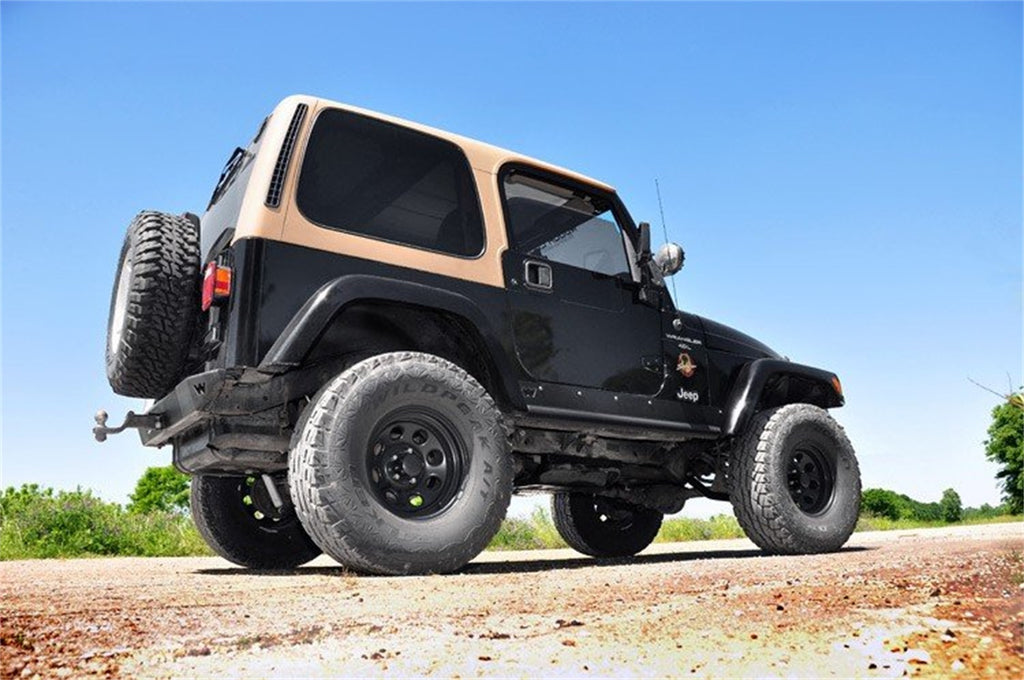 Rough Country 90670 Lift Kit-Suspension for Select Jeep TJ, Jeep Wrangler