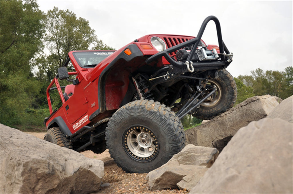 Rough Country 65922 X-Series Long Arm Suspension Lift Kit w/Shocks for Select Jeep TJ, Jeep Wrangler