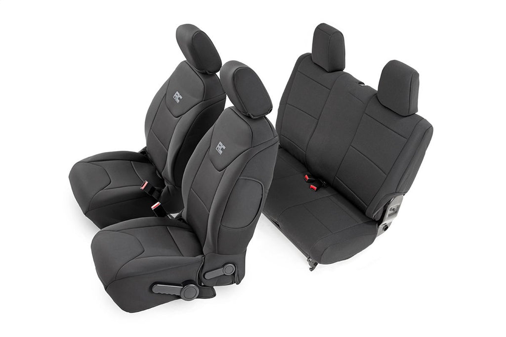 Rough Country 91006 Seat Cover Set for Select Jeep Wrangler