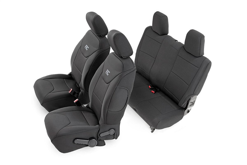 Rough Country 91007 Seat Cover Set for Select Jeep Wrangler