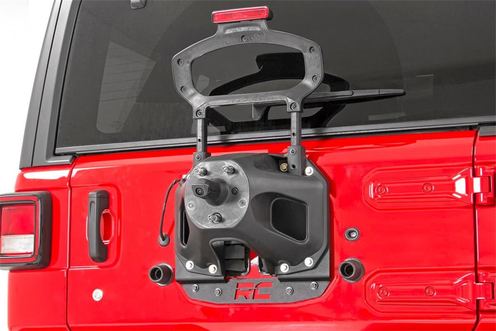 Rough Country 10529 Spare Tire Relocation Bracket for Select Jeep Wrangler