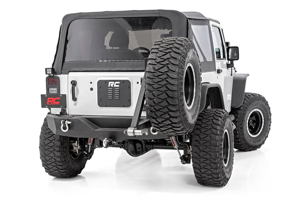 Rough Country 10514 Spare Tire Mount Delete for Select Jeep Wrangler, Jeep Wrangler JK