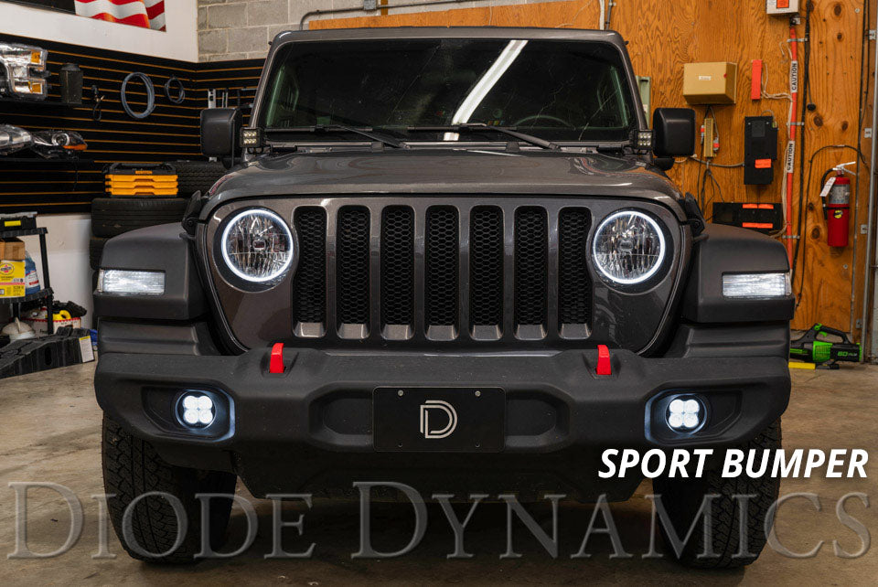 Diode Dynamics DD7061 Pod light featuring advanced TIR optics for high efficiency and focus. for Select Jeep Gladiator, Jeep Wrangler