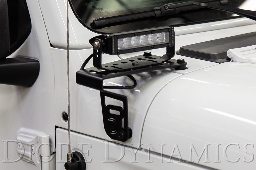 Diode Dynamics DD6555 Pod light kit featuring advanced TIR optics for high efficiency and focus. for Select Jeep Gladiator, Jeep Wrangler