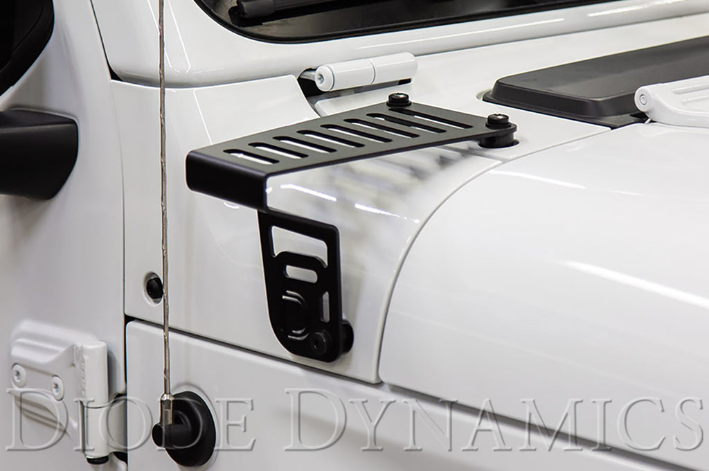 Diode Dynamics DD6553 Pod light kit featuring advanced TIR optics for high efficiency and focus. for Select Jeep Gladiator, Jeep Wrangler