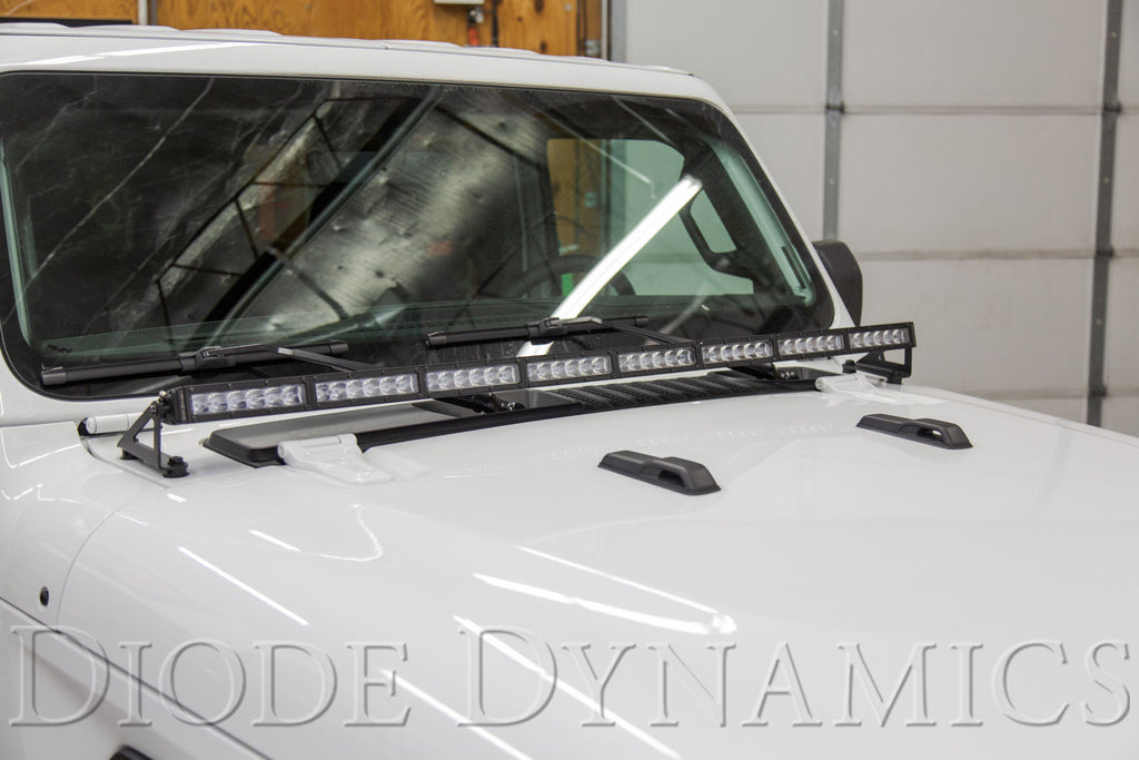 Diode Dynamics DD6090 Mounting bracket for your LED light bar. for Select Jeep Gladiator, Jeep Wrangler