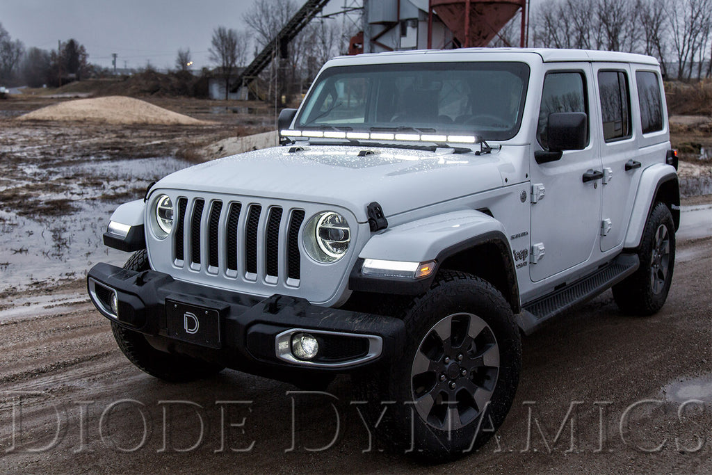 Diode Dynamics DD6090 Mounting bracket for your LED light bar. for Select Jeep Gladiator, Jeep Wrangler