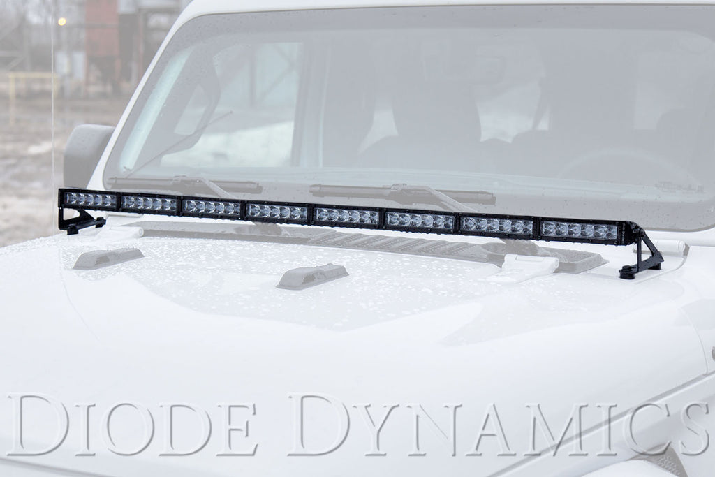 Diode Dynamics DD6090 Mounting bracket for your LED light bar. for Select Jeep Gladiator, Jeep Wrangler