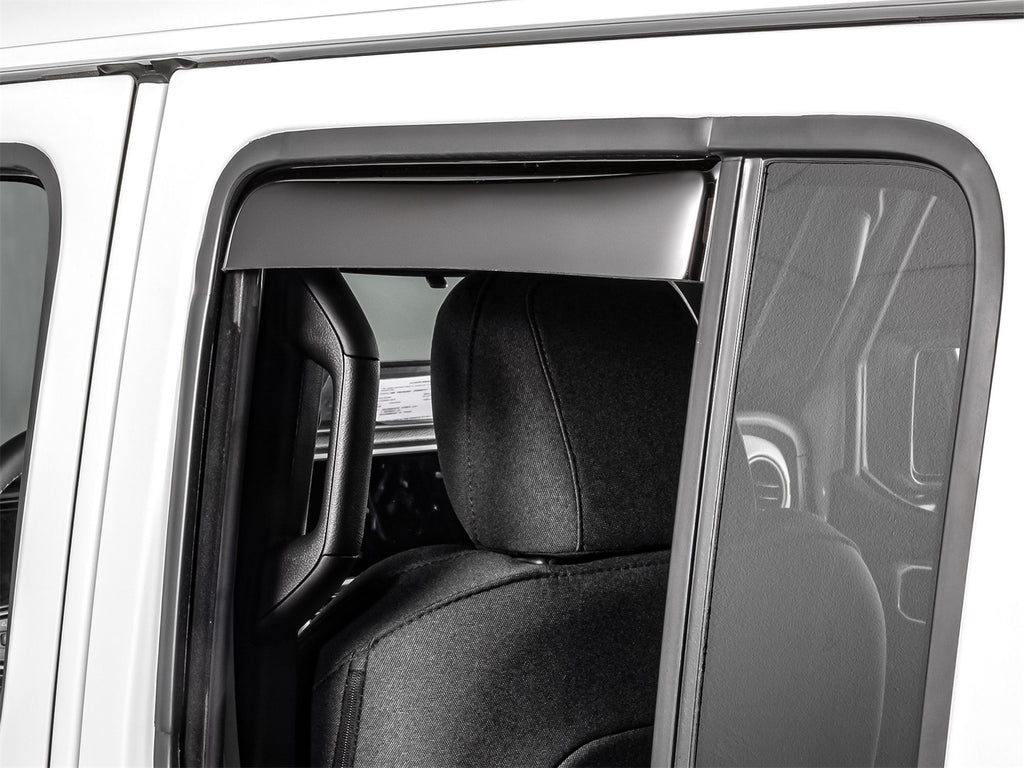 Weathertech 81922IM Side Window Deflector for Select Jeep Gladiator, Jeep Wrangler