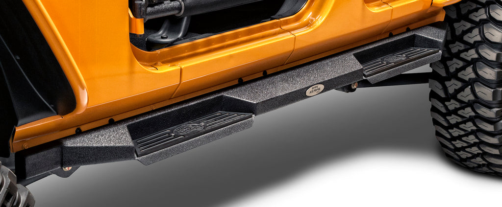 Body Armor 4x4 JK-4123 Side Steps Rocksteps for Select Jeep Wrangler, Jeep Wrangler JK