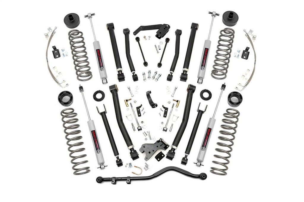 Rough Country 68422 X-Series Suspension Lift Kit w/Shocks for Select Jeep Wrangler, Jeep Wrangler JK