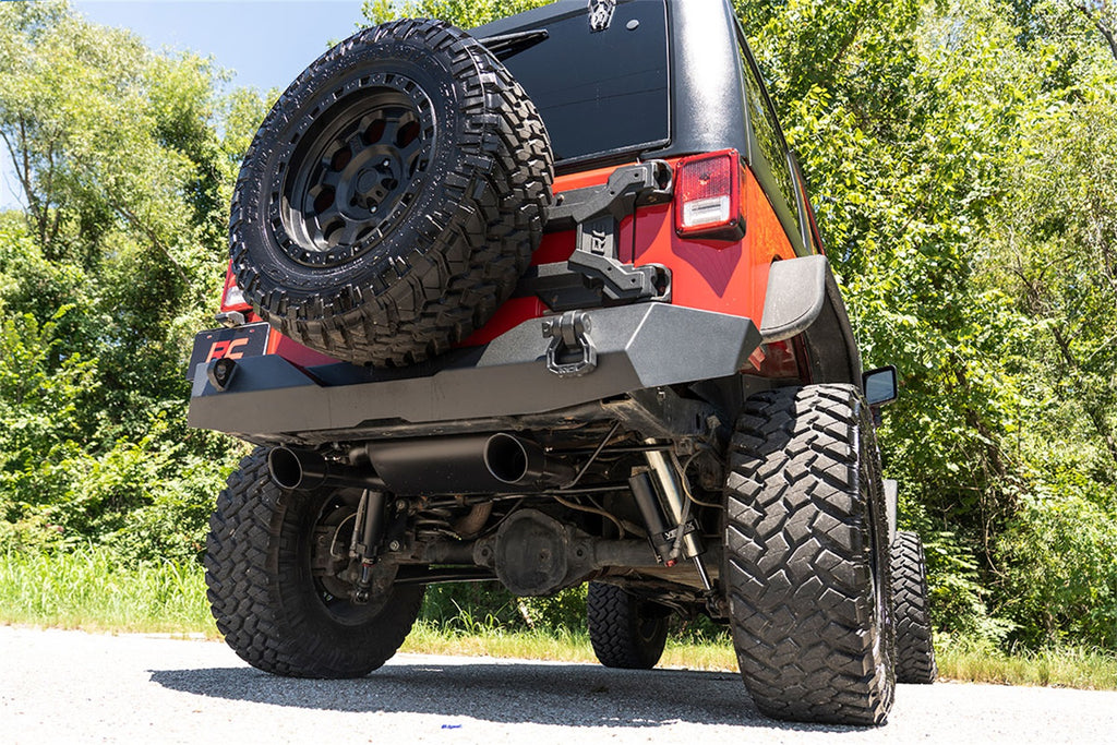 Rough Country 96002A Dual Outlet Performance Exhaust for Select Jeep Wrangler, Jeep Wrangler JK