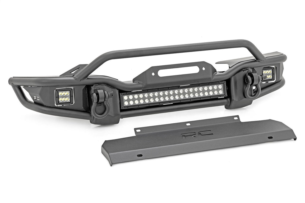 Rough Country 10647 Front Winch Bumper for Select Jeep Gladiator, Jeep Wrangler