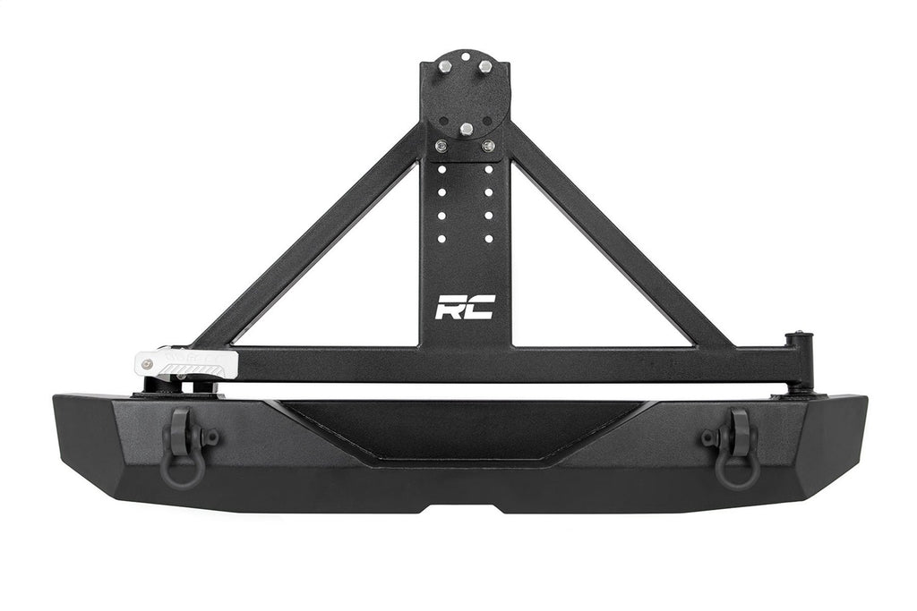 Rough Country 10594A Rock Crawler Rear HD Bumper for Select Jeep Wrangler, Jeep Wrangler JK