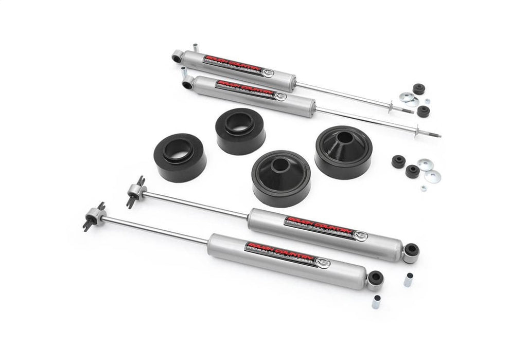 Rough Country 65130 Suspension Lift Kit w/Shocks for Select Jeep Wrangler, Jeep Wrangler JK
