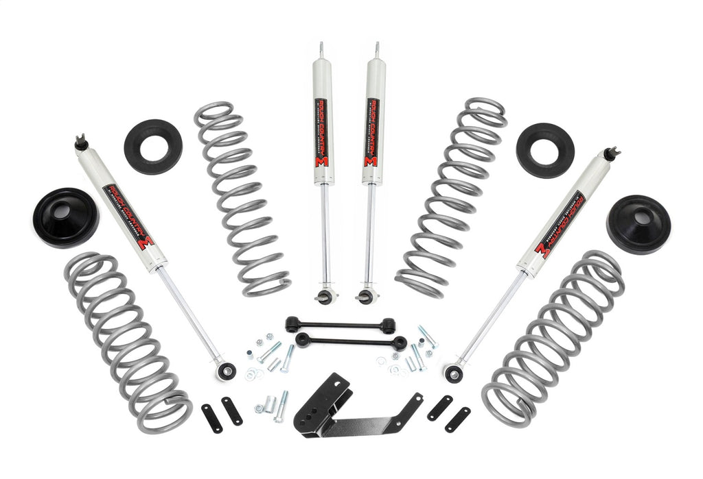 Rough Country 67640 Suspension Lift Kit w/Shocks for Select Jeep Wrangler, Jeep Wrangler JK