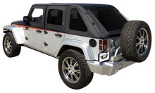 Load image into Gallery viewer, Rampage 109835 Frameless Soft Top Kit Sailcloth for Select Jeep Wrangler, Jeep Wrangler JK
