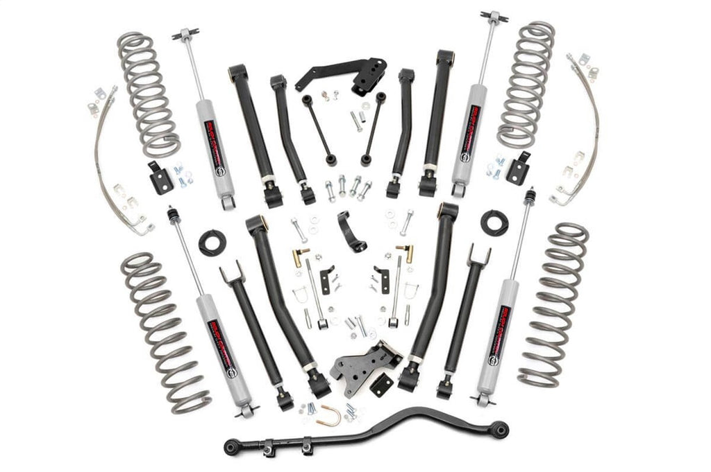 Rough Country 68322 X-Series Suspension Lift Kit w/Shocks for Select Jeep Wrangler, Jeep Wrangler JK