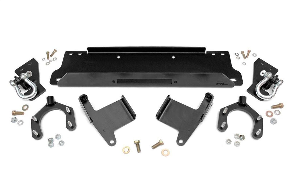 Rough Country 1173 Winch Mounting Plate for Select Jeep Wrangler, Jeep Wrangler JK