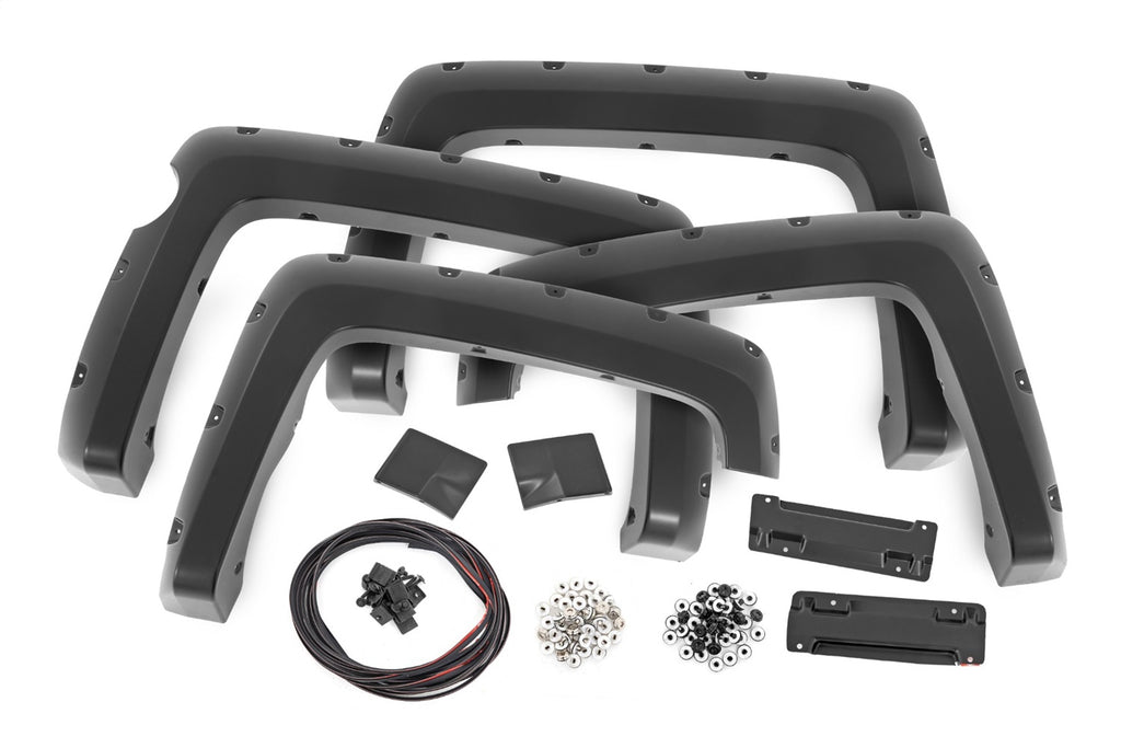 Rough Country F-C11413A-GA0 Pocket Fender Flares for Select Chevrolet Silverado 1500, Chevrolet Silverado Classic