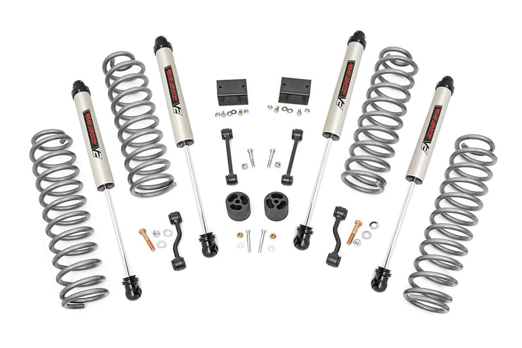 Rough Country 79370 Suspension Lift Kit w/V2 Shocks for Select Jeep Wrangler