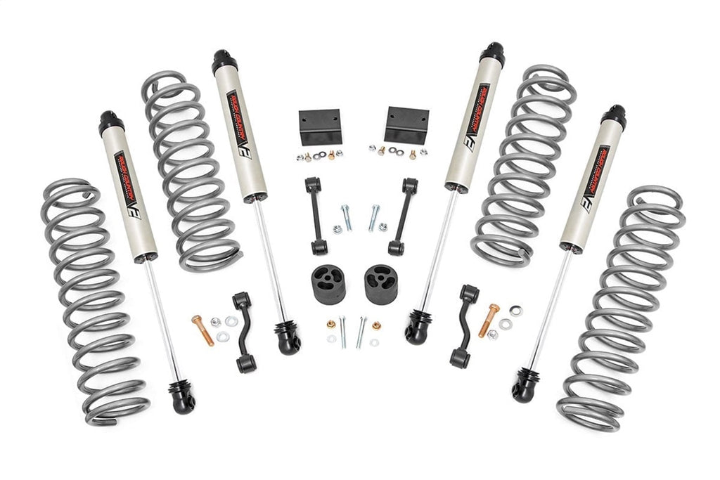 Rough Country 79770 Suspension Lift Kit w/V2 Shocks for Select Jeep Wrangler