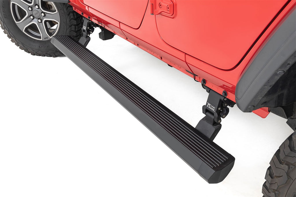 Rough Country PSR610430 Power Running Boards for Select Jeep Wrangler