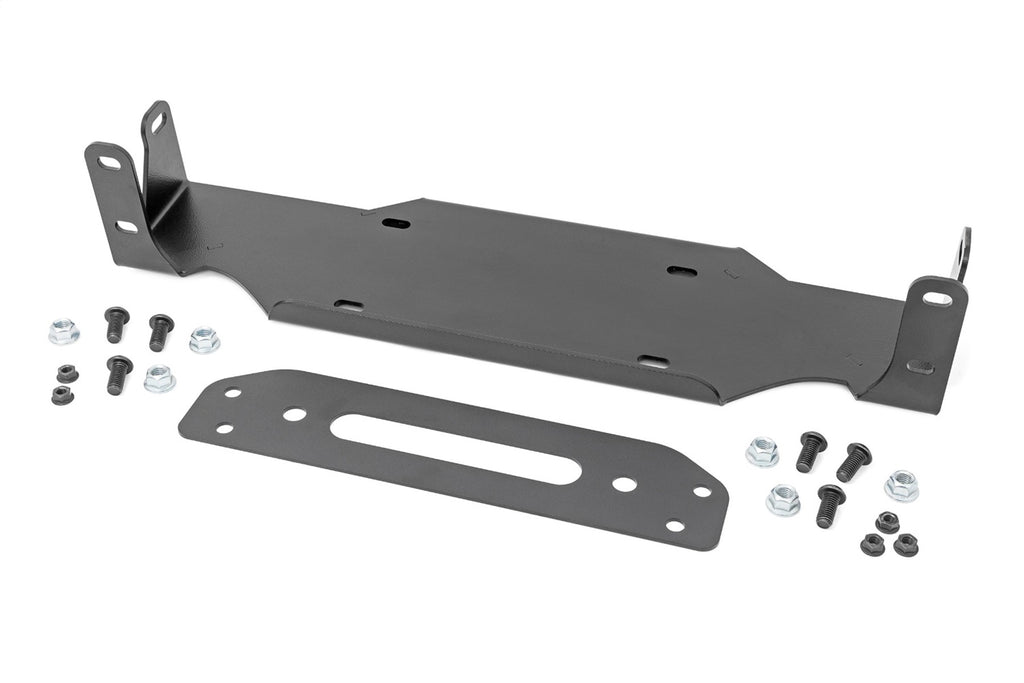 Rough Country 10652 Hidden Winch Mounting Plate for Select Jeep Wrangler