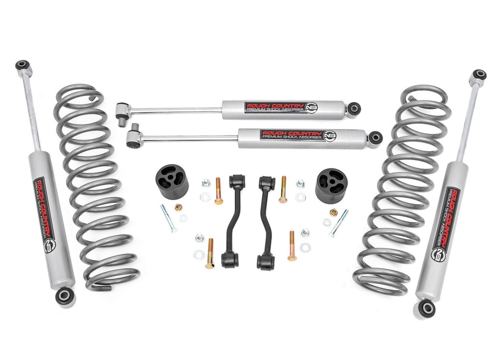 Rough Country 78430 Leveling Lift Kit w/Shocks for Select Jeep Gladiator