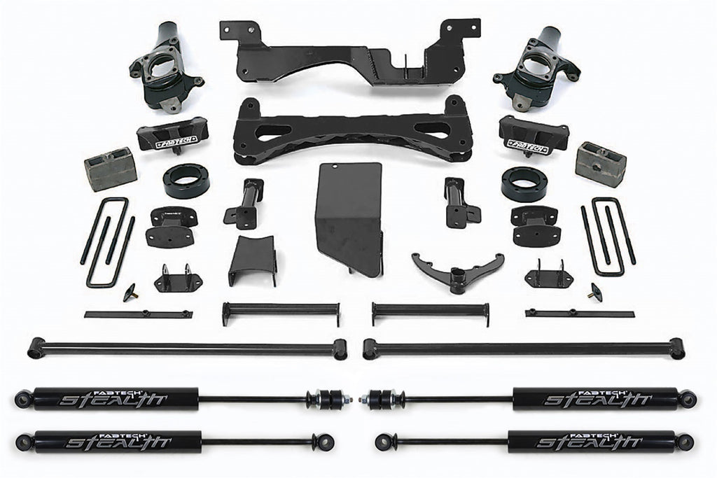 Fabtech K1014M Suspension Lift Kit for Select Chevrolet Silverado HD, Chevrolet Silverado HD Classic, Chevrolet Silverado 3500, Chevrolet Silverado Classic, Chevrolet Silverado HD, GMC Sierra HD, GMC Sierra HD Classic, GMC Sierra 3500, GMC Sierra