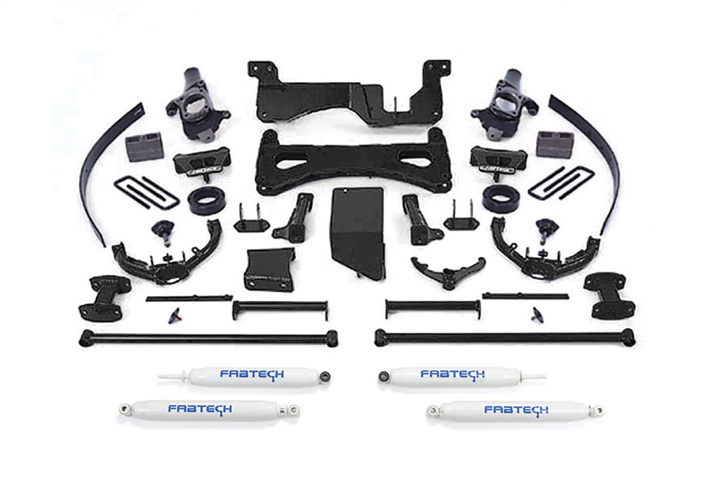 Fabtech K1015 Suspension Lift Kit for Select Chevrolet Silverado HD, Chevrolet Silverado 3500, GMC Sierra HD, GMC Sierra