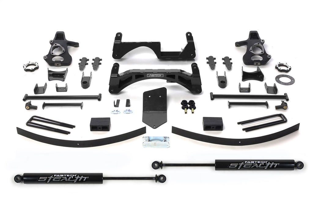 Fabtech K1024M Basic Lift System w/Shocks for Select Chevrolet Silverado 1500, GMC Sierra