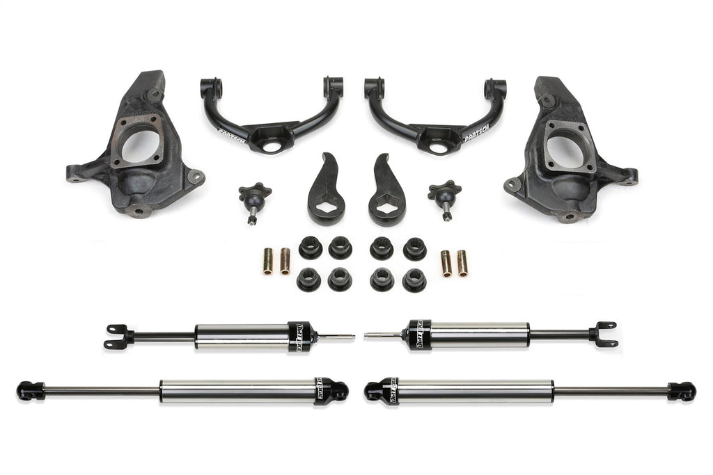 Fabtech K1056DL Budget Lift System w/Shock for Select Chevrolet Silverado HD, Chevrolet Silverado HD, GMC Sierra HD, GMC Sierra HD