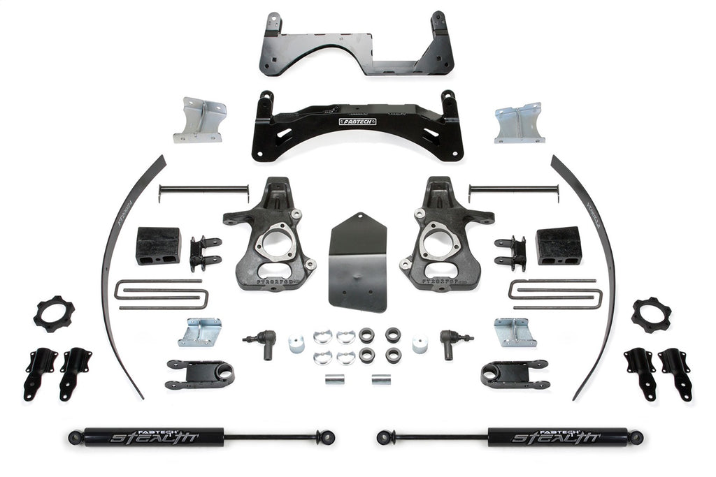Fabtech K1068M Suspension Lift Kit for Select Chevrolet Silverado 1500, GMC Sierra
