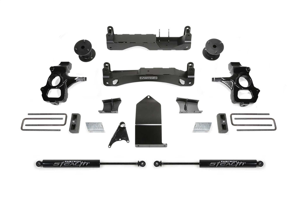 Fabtech K1119M 4" Basic System Chevy 1500 with Stealth Shocks for Select Chevrolet Silverado 1500, GMC Sierra