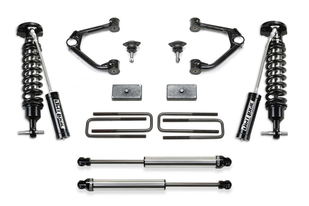 Fabtech K1127DL Budget Lift System w/Shock for Select Chevrolet Silverado 1500, GMC Sierra
