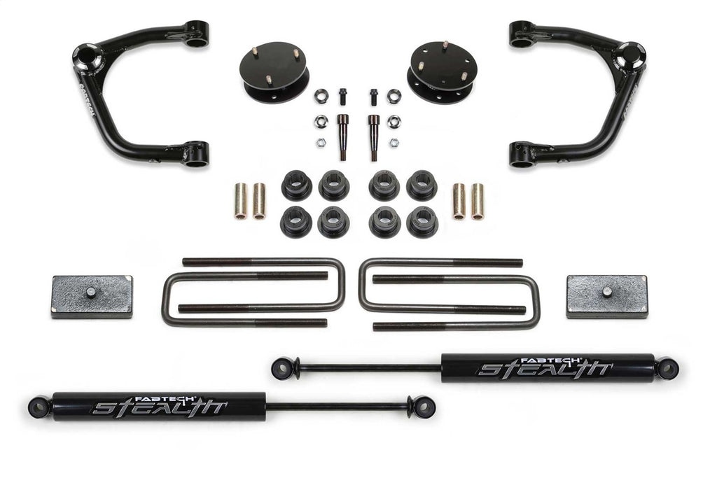 Fabtech K1129M Uniball Lift System w/Shocks for Select Chevrolet Silverado 1500, GMC Sierra