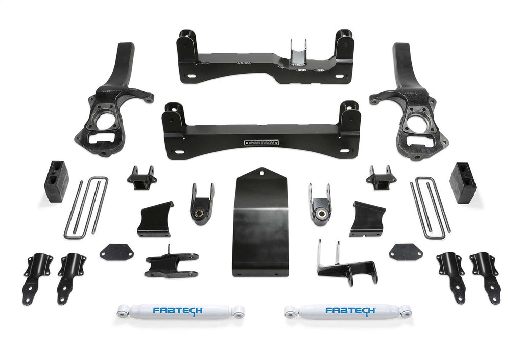 Fabtech K1132 Basic Lift System w/Shocks for Select Chevrolet Silverado 1500, GMC Sierra