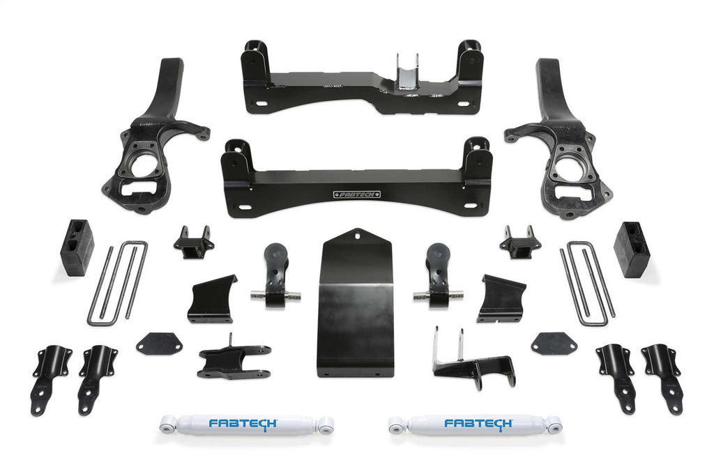 Fabtech K1136 Basic Lift System w/Shocks for Select Chevrolet Silverado 1500, Chevrolet Silverado LTD, GMC Sierra 1500, GMC Sierra Limited