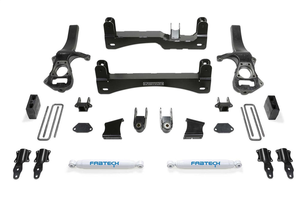 Fabtech K1150 Basic Lift System w/Shocks for Select Chevrolet Silverado 1500, Chevrolet Silverado LTD, GMC Sierra 1500, GMC Sierra Limited