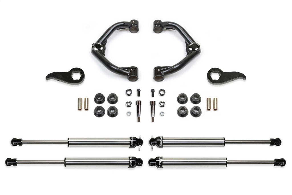 Fabtech K1155DL Uniball UCA Lift System w/Shocks for Select Chevrolet Silverado HD, Chevrolet Silverado HD, GMC Sierra HD, GMC Sierra HD