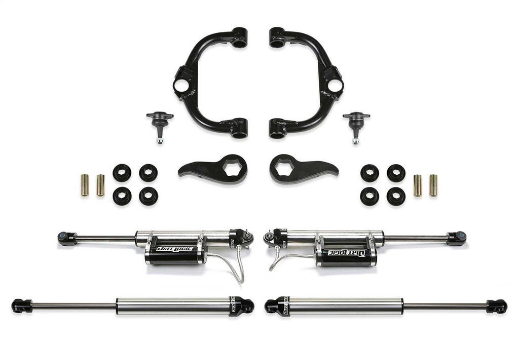 Fabtech K1158DL Ball Joint UCA Lift System w/Shocks for Select Chevrolet Silverado HD, Chevrolet Silverado HD, GMC Sierra HD, GMC Sierra HD