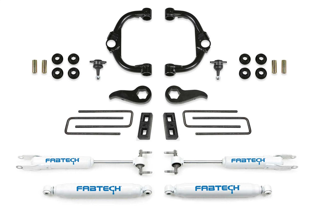 Fabtech K1179 Ball Joint UCA Lift System w/Shocks for Select Chevrolet Silverado HD, GMC Sierra HD