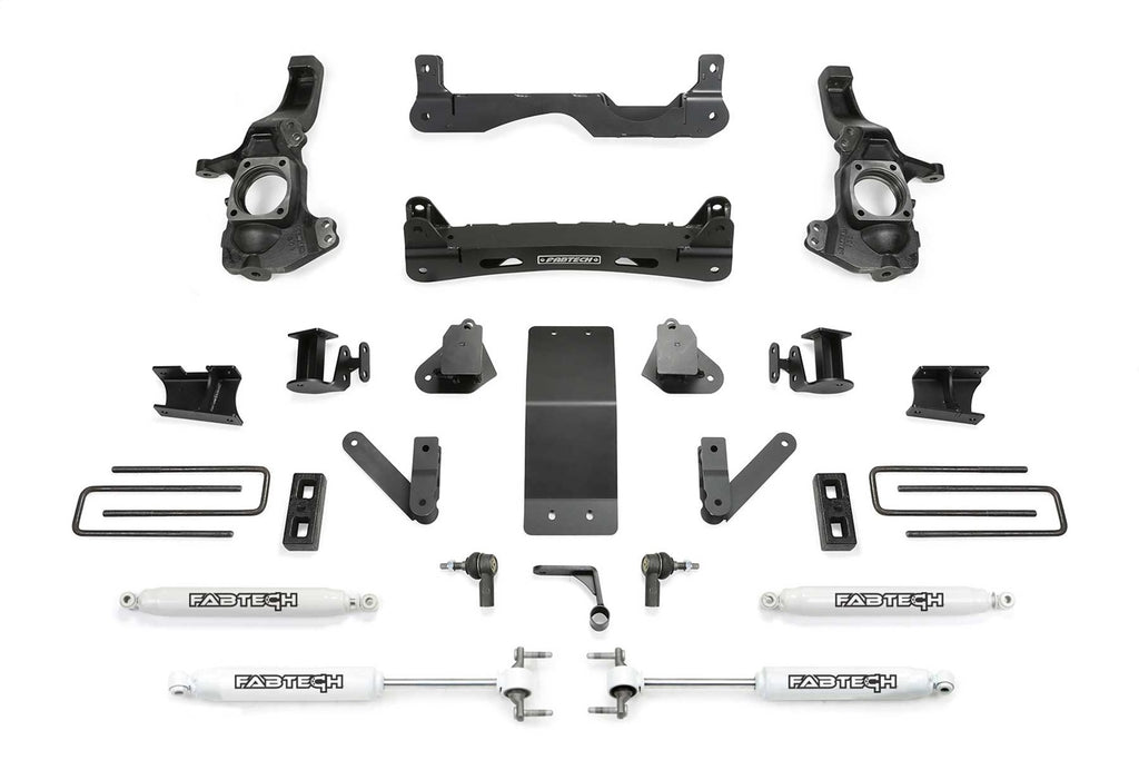 Fabtech K1200 Performance Lift System w/Shocks for Select Chevrolet Silverado HD, GMC Sierra HD
