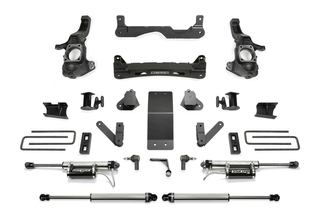 Fabtech K1201DL Performance Lift System w/Shocks for Select Chevrolet Silverado HD, GMC Sierra HD