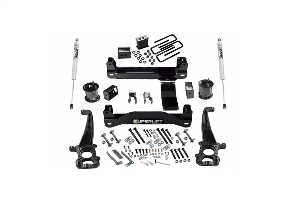 Superlift K127F 6in. Lift Kit w/FOX Shocks-15-20 F150 4WD for Select Ford F-150