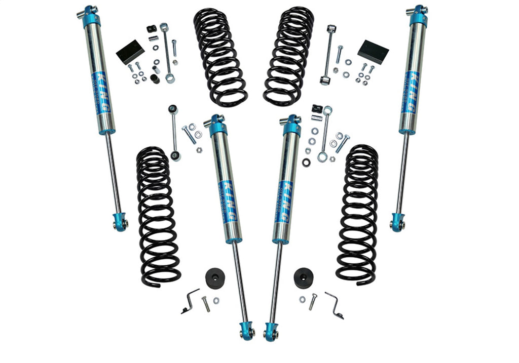 Superlift K183KG Dual Rate Coil 2.5in. Lift Kit w/KING 2.0 Shocks-18-25 Wrangler JL-4 door for Select Jeep Wrangler