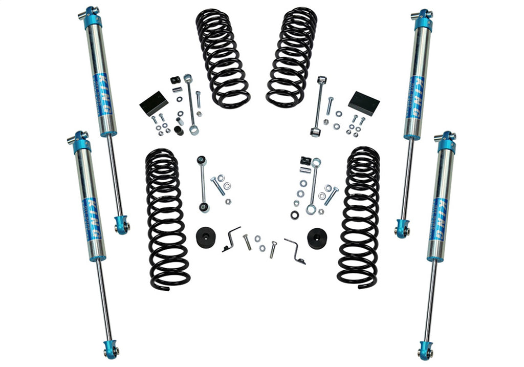 Superlift K185KG Dual Rate Coil 2.5in. Lift Kit w/KING 2.0 Shocks-18-25 Wrangler JL-2Dr for Select Jeep Wrangler