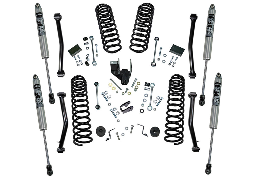Superlift K184F 4in. Dual Rate Coil Lift Kit w/Fox Shocks-18-25 Wrangler JL-4Dr for Select Jeep Wrangler