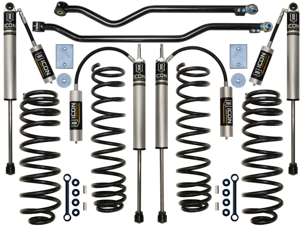 ICON Vehicle Dynamics K22003 07-18 JEEP JK 3" STAGE 3 SUSPENSION SYSTEM for Select Jeep Wrangler, Jeep Wrangler JK